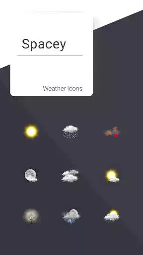 Play Spacey weather icons  and enjoy Spacey weather icons with UptoPlay