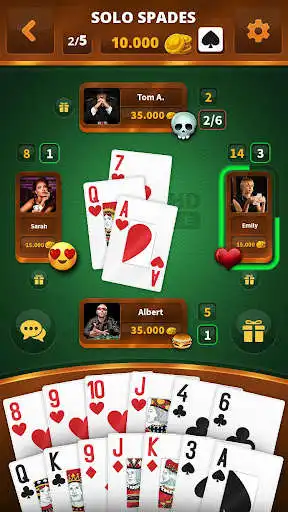 Play Spades -Batak HD Online  and enjoy Spades -Batak HD Online with UptoPlay
