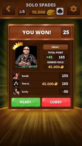 Play Spades -Batak HD Online as an online game Spades -Batak HD Online with UptoPlay
