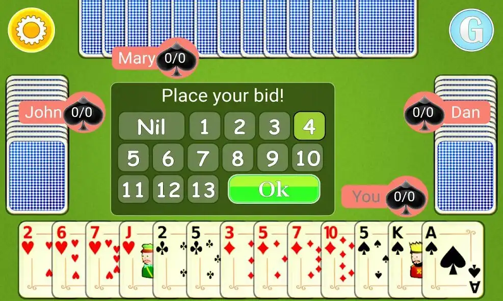 Play Spades Mobile  and enjoy Spades Mobile with UptoPlay
