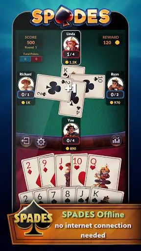 Play Spades - Offline Card Games and enjoy Spades - Offline Card Games with UptoPlay Play Spades - Offline Card Games and enjoy Spades - Offline Card Games with UptoPlay