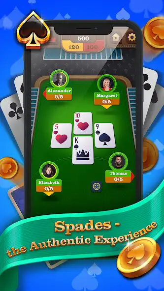 Play Spades: Play Card Games Online  and enjoy Spades: Play Card Games Online with UptoPlay