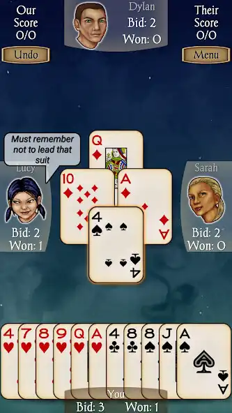 Play Spades Pro as an online game Spades Pro with UptoPlay