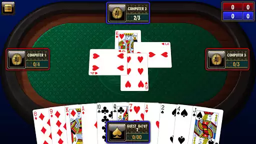 Play Spades as an online game Spades with UptoPlay
