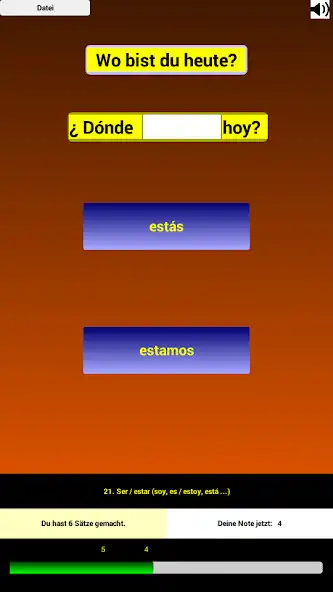 Play Spanische Grammatiklücken G  and enjoy Spanische Grammatiklücken G with UptoPlay