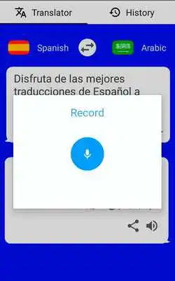 Play Spanish - Arabic Translator ( Text to Speech )
