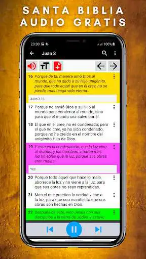 Play Spanish Audio Holy Bible - Reina Valera Free as an online game Spanish Audio Holy Bible - Reina Valera Free with UptoPlay