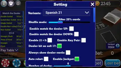 Play Spanish Blackjack 21 as an online game Spanish Blackjack 21 with UptoPlay