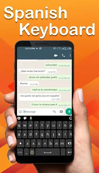 Play Spanish colored keyboard theme as an online game Spanish colored keyboard theme with UptoPlay