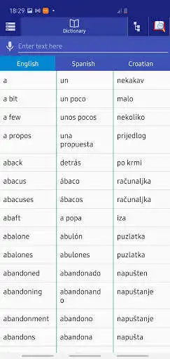 Play Spanish Croatian dictionary  and enjoy Spanish Croatian dictionary with UptoPlay