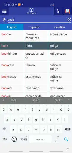 Play Spanish Croatian dictionary as an online game Spanish Croatian dictionary with UptoPlay