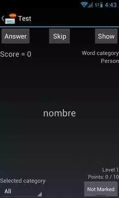Play Spanish Flash Cards