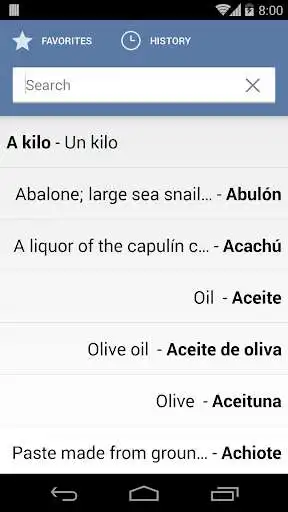 Play Spanish Food Dictionary  and enjoy Spanish Food Dictionary with UptoPlay