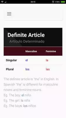 Play Spanish Grammar as an online game Spanish Grammar with UptoPlay