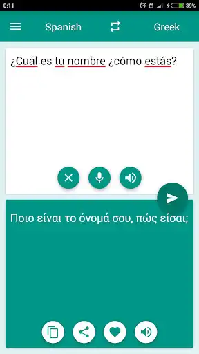 Play Spanish - Greek Translator as an online game Spanish - Greek Translator with UptoPlay
