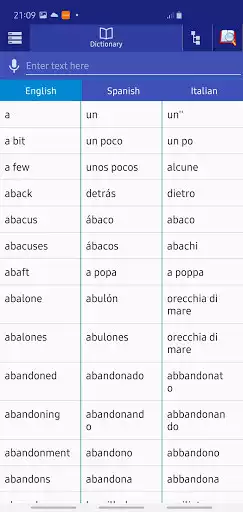 Play Spanish-Italian Dictionary