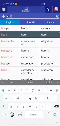 Play Spanish-Italian Dictionary