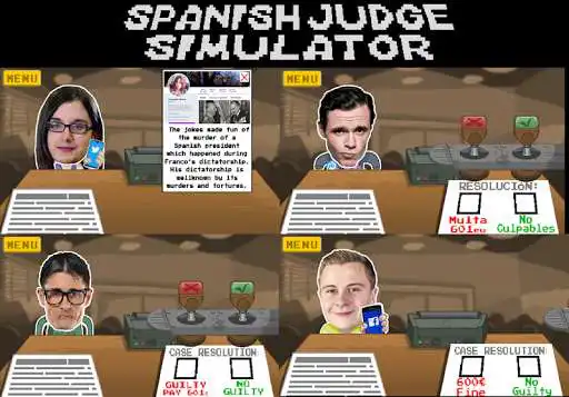 Play Spanish Judge Simulator as an online game online Spanish Judge Simulator with UptoPlay com.PixeldeTroya.JuezSimulator Play Spanish Judge Simulator as an online game Spanish Judge Simulator with UptoPlay