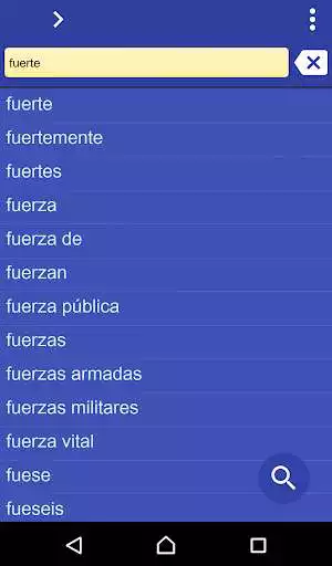 Play Spanish Marathi dictionary