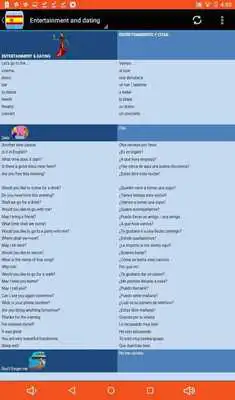 Play Spanish phrase book and audio