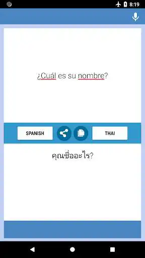 Play Spanish-Thai Translator