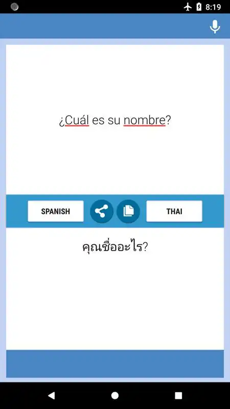 Play Spanish-Thai Translator