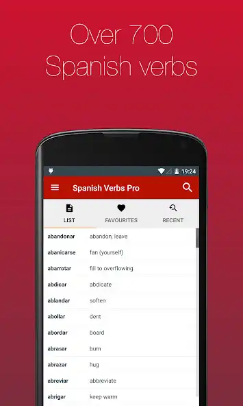 Play Spanish Verb Conjugator Pro as an online game Spanish Verb Conjugator Pro with UptoPlay