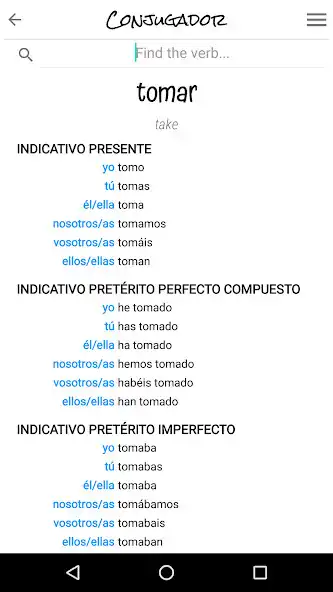 Play Spanish verbs. Conjugador as an online game Spanish verbs. Conjugador with UptoPlay