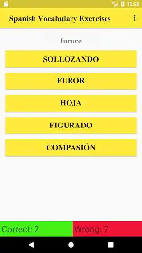 Play Spanish Vocabulary Exercise  and enjoy Spanish Vocabulary Exercise with UptoPlay