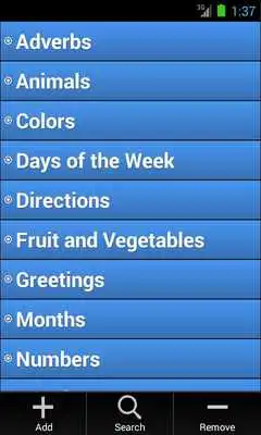 Play Spanish Vocabulary Lists