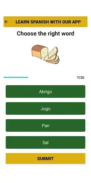 Play Spanish Vocabulary Test as an online game Spanish Vocabulary Test with UptoPlay