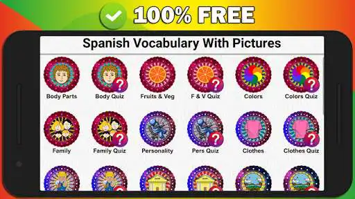 Play APK Spanish Vocabulary With Pics  and enjoy Spanish Vocabulary With Pics with UptoPlay zeemish.language.spanish.learn.vocabs