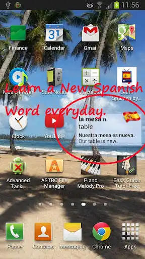 Play Spanish Word of The Day Widget  and enjoy Spanish Word of The Day Widget with UptoPlay