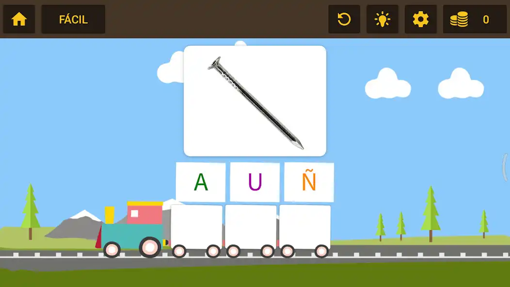 Play Spanish Words Train - Educational game for Kids as an online game Spanish Words Train - Educational game for Kids with UptoPlay