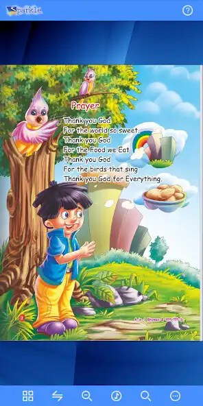 Play Sparkle Rhymes and baalgeet - 3 as an online game Sparkle Rhymes and baalgeet - 3 with UptoPlay