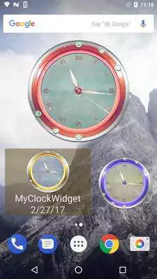 Play Sparkling Clock Widget