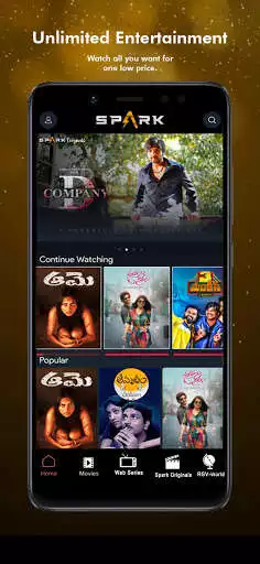 Play Spark OTT - Movies, Originals as an online game Spark OTT - Movies, Originals with UptoPlay