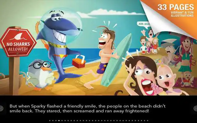 Play Sparky Shark - Childrens Book
