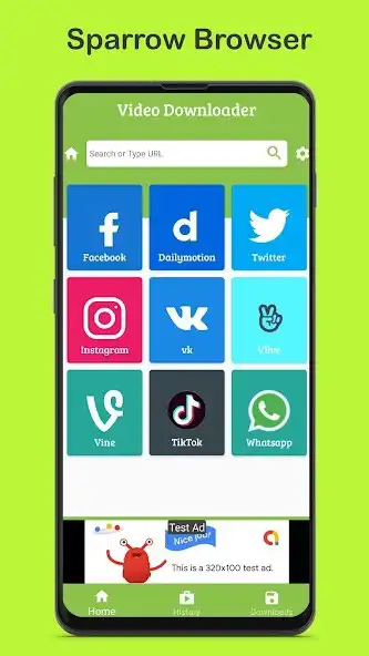 Play Sparrow Browser and Video Downloader  and enjoy Sparrow Browser and Video Downloader with UptoPlay