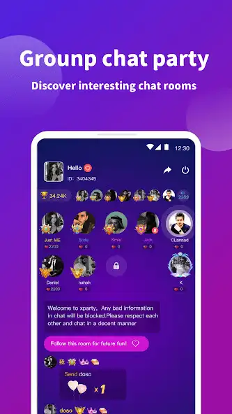 Play Sparty-Group Voice Chat Room  and enjoy Sparty-Group Voice Chat Room with UptoPlay