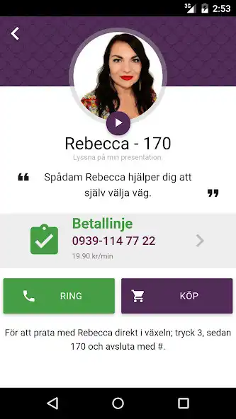 Play Spådam - Låt oss spå dig! as an online game Spådam - Låt oss spå dig! with UptoPlay