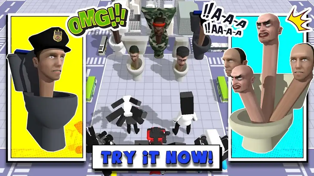 Play Speakerman Kamera Battle  and enjoy Speakerman Kamera Battle with UptoPlay