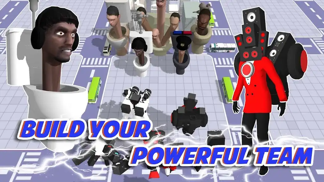 Play Speakerman Kamera Battle as an online game Speakerman Kamera Battle with UptoPlay