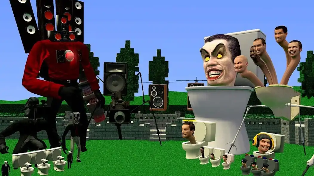 Play Speakerman Mod For Minecraft as an online game Speakerman Mod For Minecraft with UptoPlay