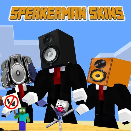 Play Speakerman skin for minecraft APK