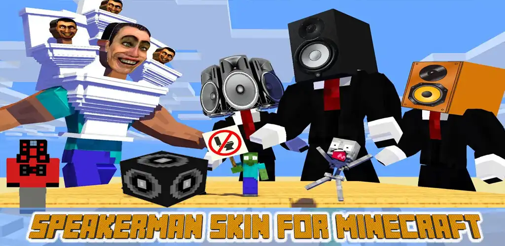 Play Speakerman skin for minecraft  and enjoy Speakerman skin for minecraft with UptoPlay
