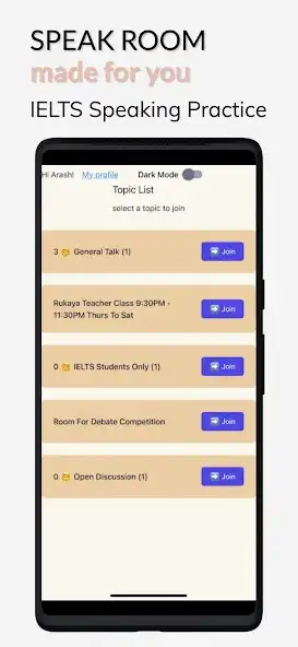 Play Speak Room IELTS Speaking App  and enjoy Speak Room IELTS Speaking App with UptoPlay