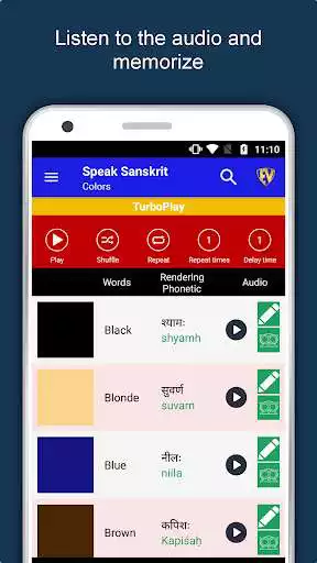 Play Speak Sanskrit : Learn Sanskrit Language Offline