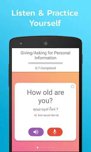 Play SpeakThai: Learn to Speak Thai as an online game SpeakThai: Learn to Speak Thai with UptoPlay