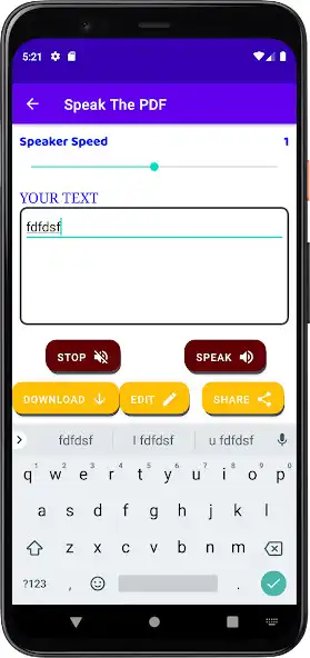 Play Speak The PDF - PDF Speaker  and enjoy Speak The PDF - PDF Speaker with UptoPlay